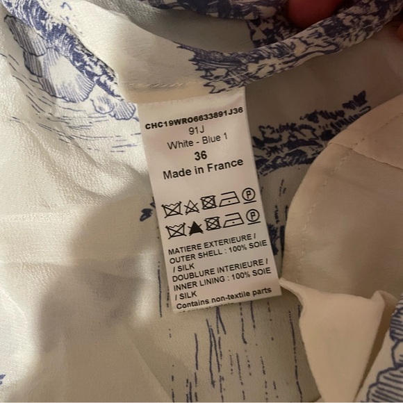 Chloe Toile Longsleeve Silk Minidress - Picture 10 of 16